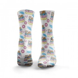 Chaussettes multicolores SLEEPY SLOTH SOCKS | HEXXEE SOCKS