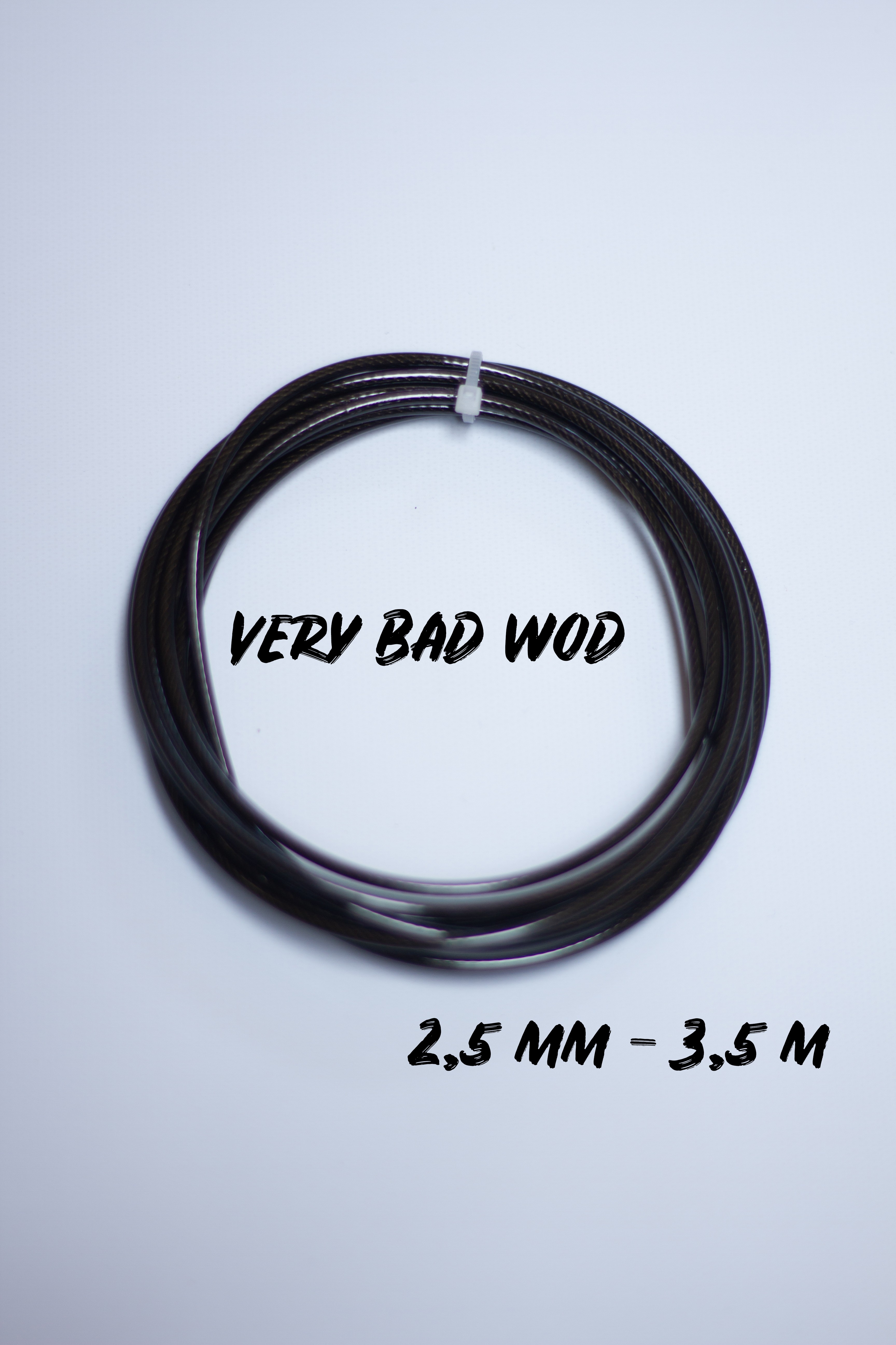 Câble Acier Gainé Noir (3/5 mm)