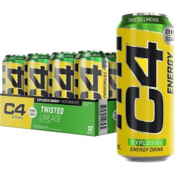 Booster Pre-workout C4 ENERGY - pack de 12 - Twisted Limade | CELLUCOR C4
