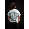 T-Shirt crossfit blanc STRONG BEAUTY | VERY BAD WOD