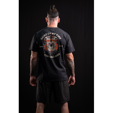 Unisex black T-Shirt SAINT OF MY TIME | VERY BAD WOD