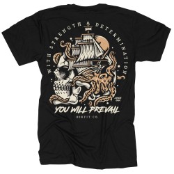 Men's black T-Shirt YOU WILL PREVAIL | ROKFIT