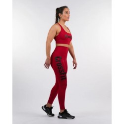 Training legging Carmine Red CROSSFIT® GALAXY for women | NORTHERN SPIRIT