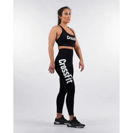 Legging entrainement taille haute Femme NORTHERN SPIRIT Noir Ink CROSSFIT GALAXY