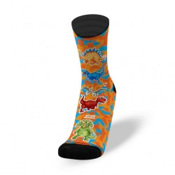 Chaussettes enfants DINO multicolores - KIDS SOCKS | LITHE APPAREL