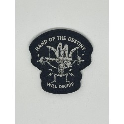 HAND OF DESTINY black woven velcro patch | VERY BAD WOD