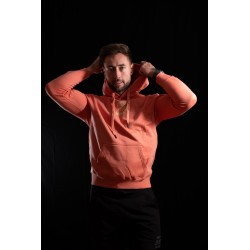 Sweat capuche unisexe rose THE SWEETY Corail | VERY BAD WOD