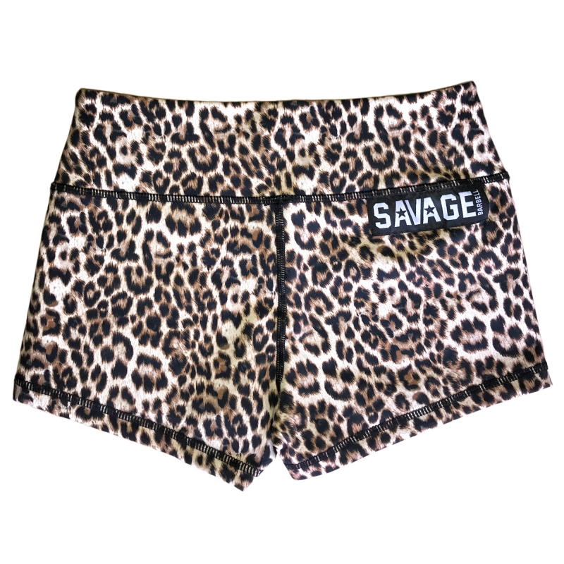 Booty Shorts - White - Savage Barbell Apparel
