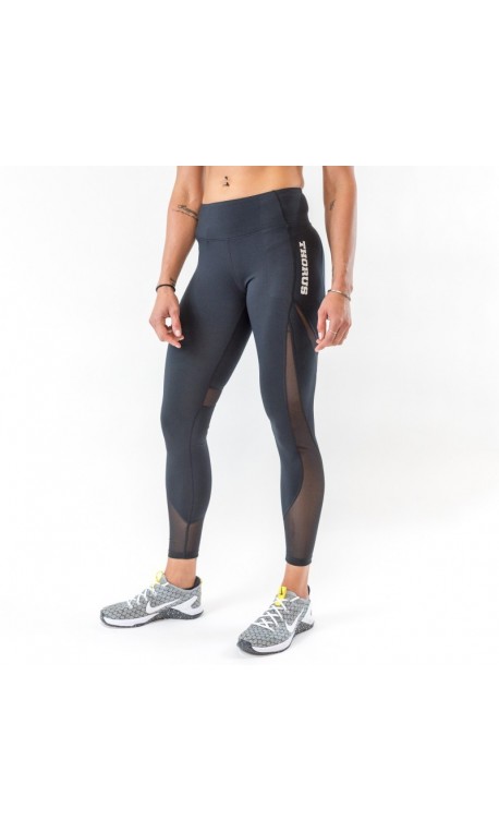 black and grey workout leggings