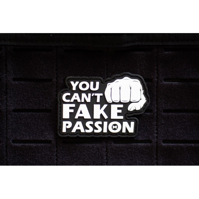 Velcro patch PICSIL model YOU CAN'T FAKE YOUR PASSION