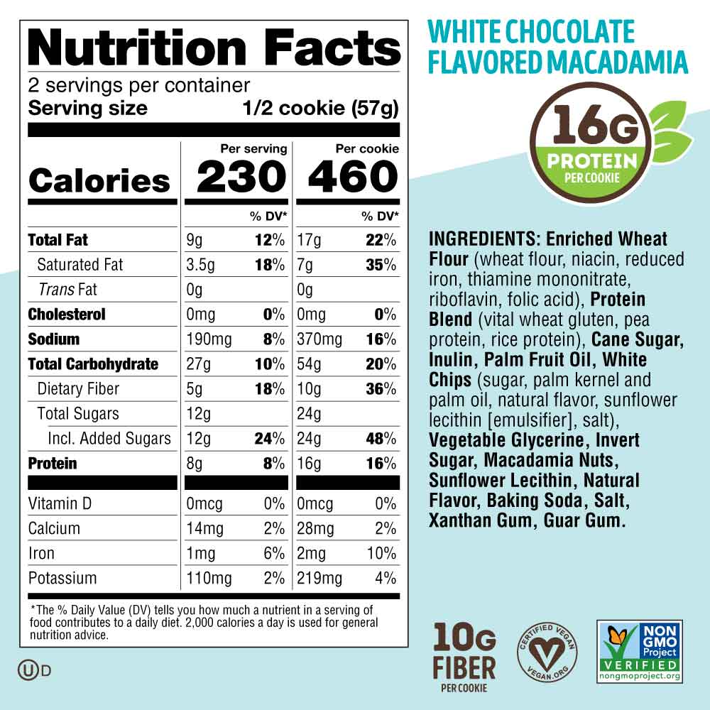 Cookies protéinés au cœur coulant chocolat blanc – Inshape Nutrition