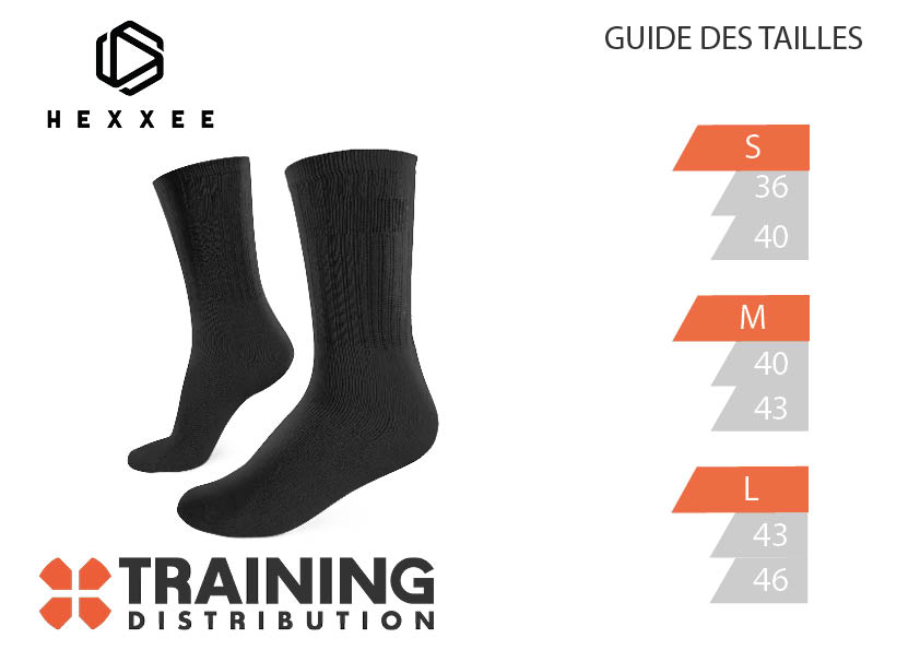 HEXXEE Chaussettes Blanches pour Homme, Blanc